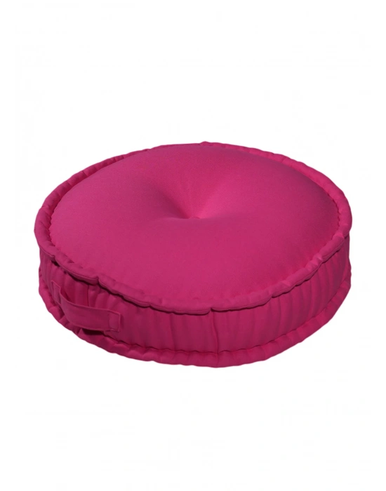 Ottoman Round Pink