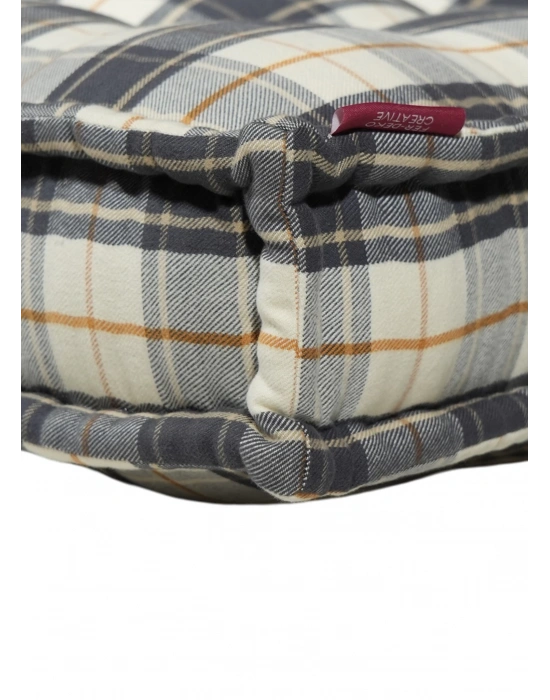 Rafy Plaid Cream Grey