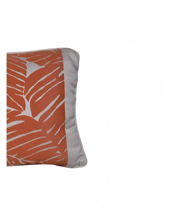 Summer Leaf Orange Rectangle