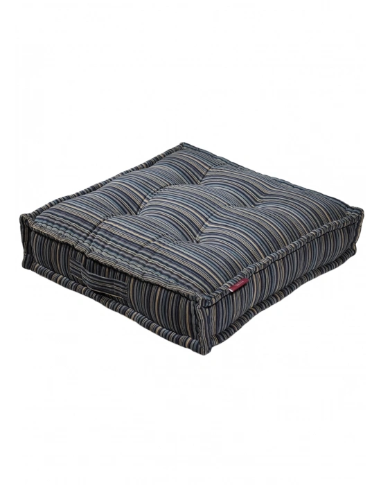 Velvet Striped Dark Blue