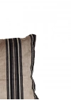 Brown Black Stripe Velvet