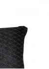 Brown Black Stripe Velvet