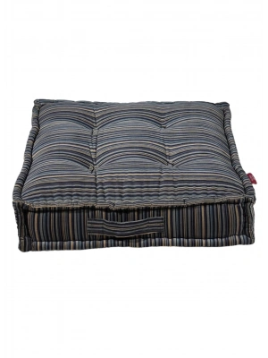 Velvet Striped Dark Blue