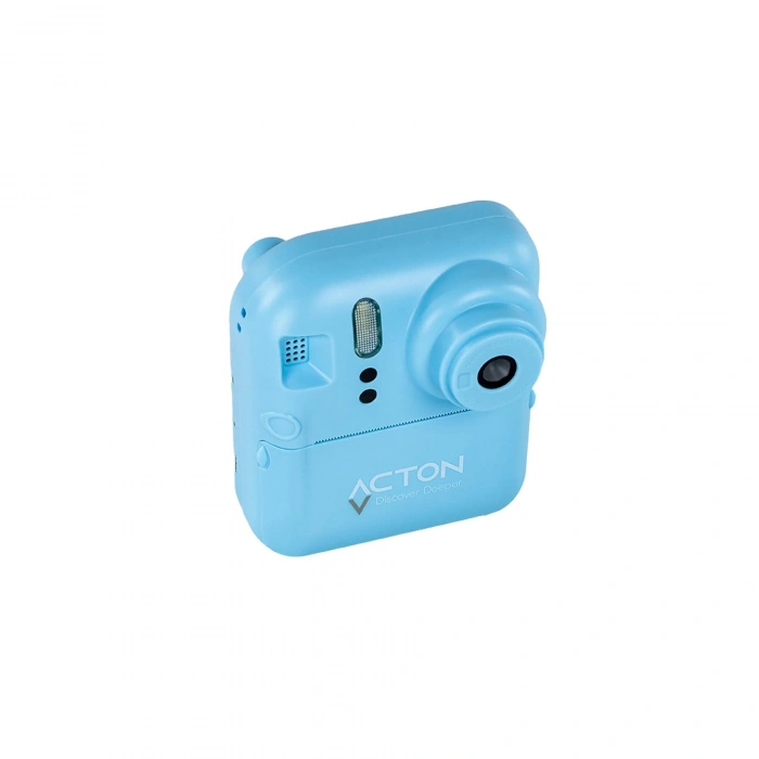 ACTON Şipşak Kağıt Baskılı Dijital Çocuk Fotoğraf Makinesi Mavi