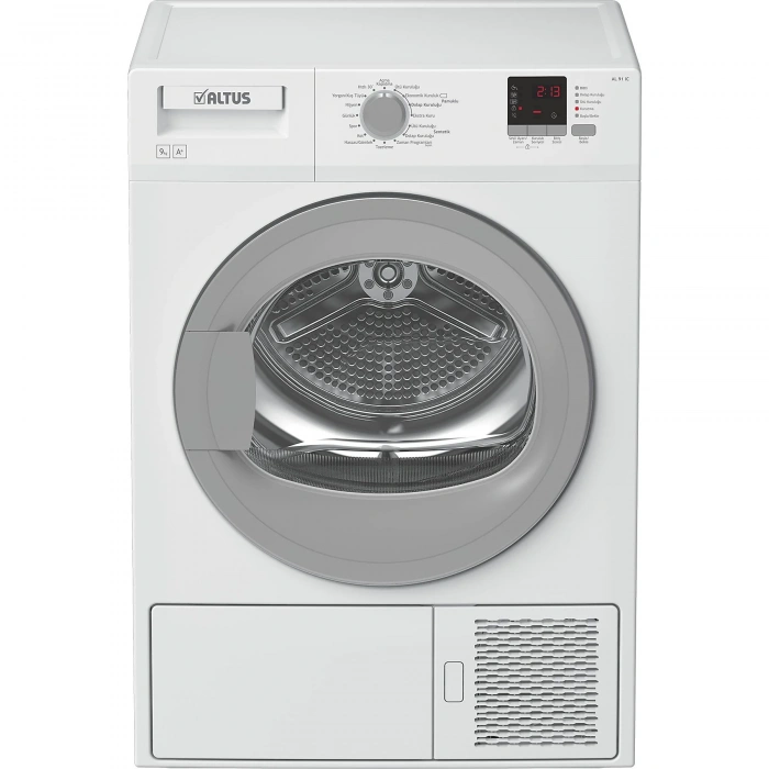 ALTUS AL 91 IC A+ Enerji Sınıfı 9kg Isı Pompalı Kurutma Makinesi Beyaz