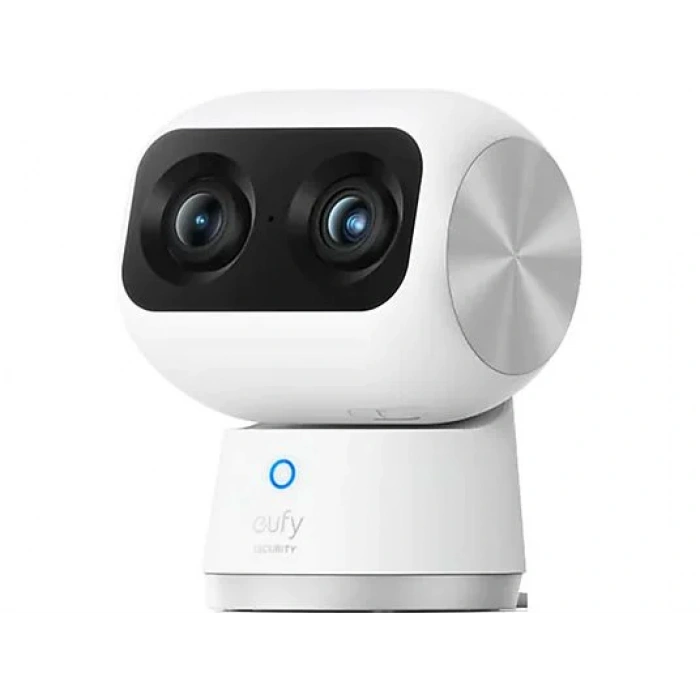 ANKER Eufy Indoor Cam S350 4K Dual Camera 8x Zoom 360° Pan & Tilt Çift Lensli Kamera Beyaz