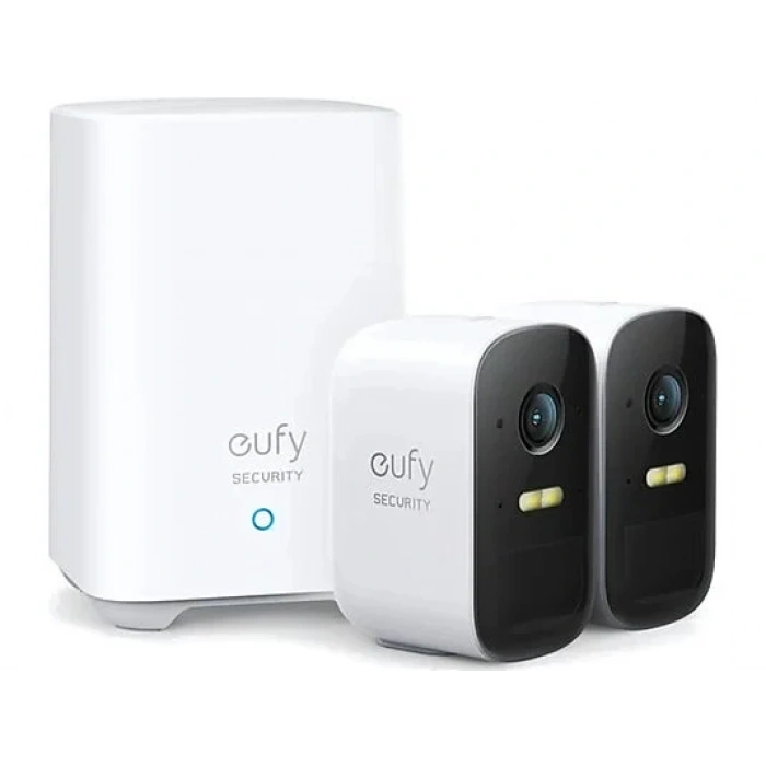 ANKER Eufy Security Eufycam 2C Kablosuz Akıllı Güvenlik ve Kamera Sistemi 2 Kamera 1 Ana Ünite Kiti