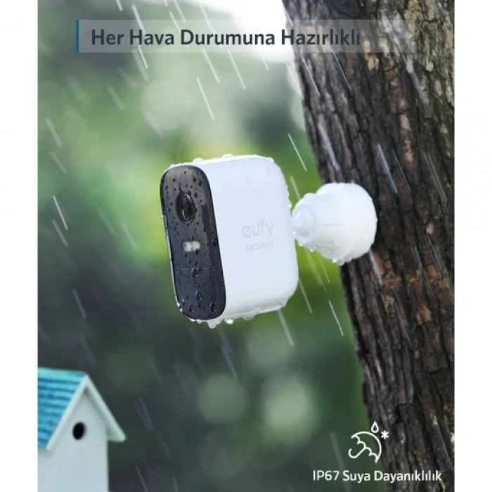ANKER Eufy Security Eufycam 2C Kablosuz Akıllı Güvenlik ve Kamera Sistemi 2 Kamera 1 Ana Ünite Kiti