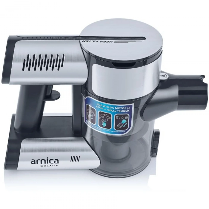 ARNICA ET13450 Solara Şarjlı Dikey Süpürge Silver