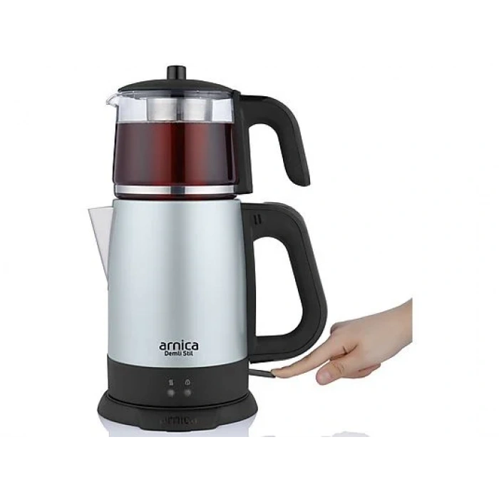 ARNICA IH33203 1800W Demli Stil Camlı Çay Makinesi Mint