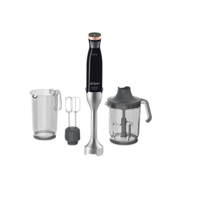 ARZUM AR1114-S Technoart Maxi Neo El Blender Seti Si̇yah