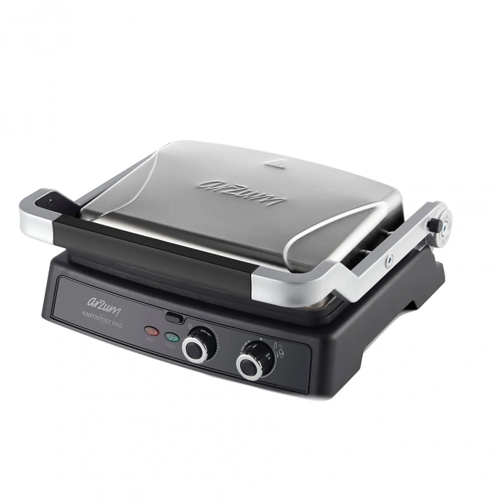 ARZUM AR2044-INX Kantintost Pro Izgara ve Tost Makinesi Inox
