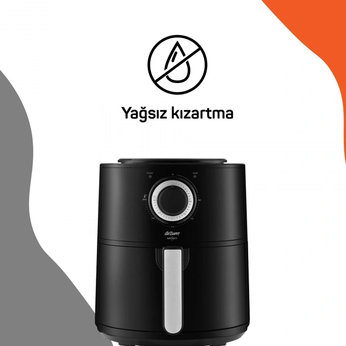 ARZUM AR2062-G Airtasty Air Fryer Sıcak Hava Fritözü Gümüş