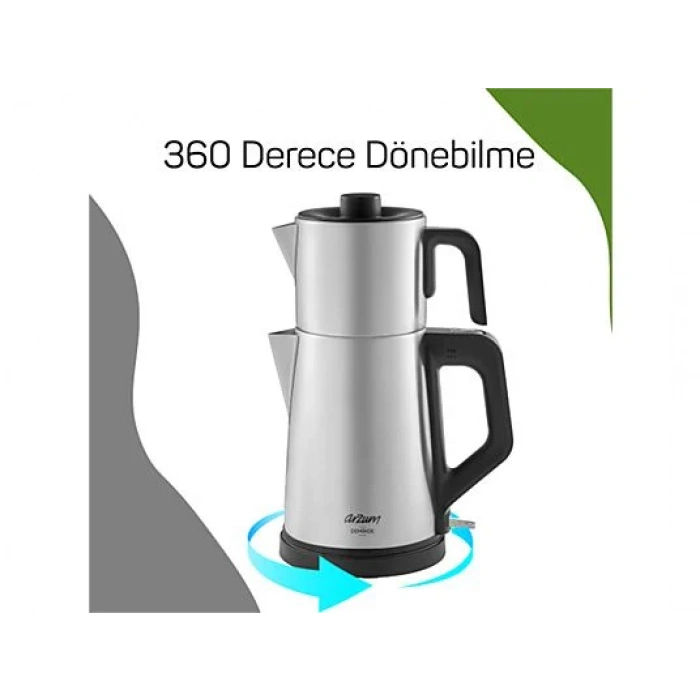 ARZUM AR3129 Deminde Çay Makinesi Inox
