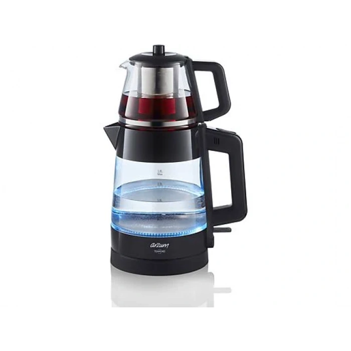 ARZUM AR3136 Teamond Çay Makinesi Siyah Cam