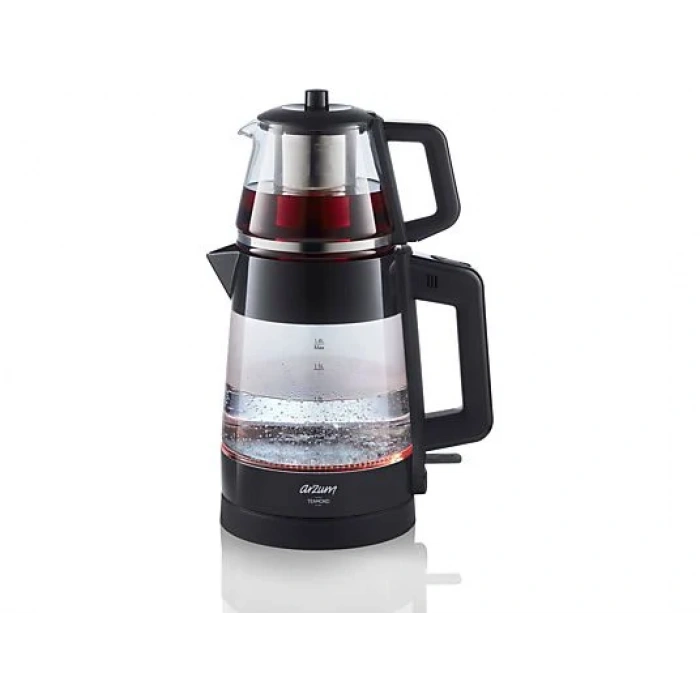 ARZUM AR3136 Teamond Çay Makinesi Siyah Cam