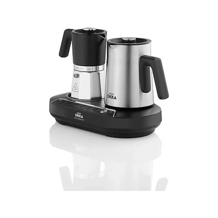 ARZUM OK0027 Okka Rich Moka Pot İtalyan ve Türk Kahve Makinesi