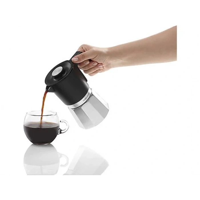 ARZUM OK0027 Okka Rich Moka Pot İtalyan ve Türk Kahve Makinesi