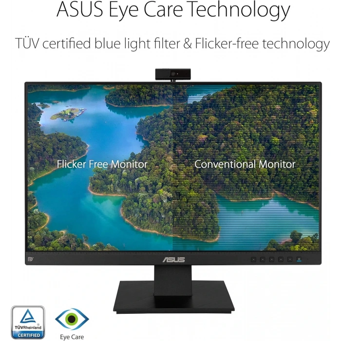 Asus 23.8 BE24EQK IPS WebCam Monitör Siyah 5ms