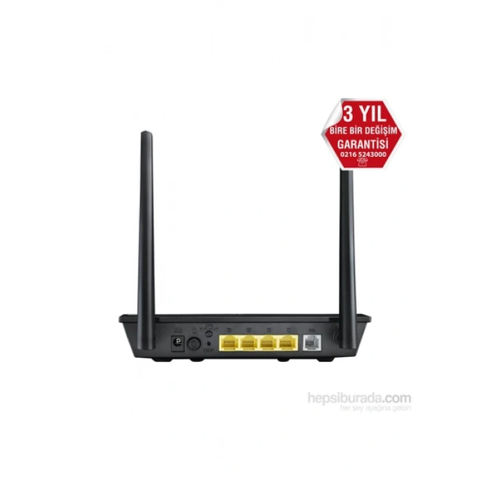 Asus DSL-N16 300Mbps VPN,VDSL, Çift Anten Modem