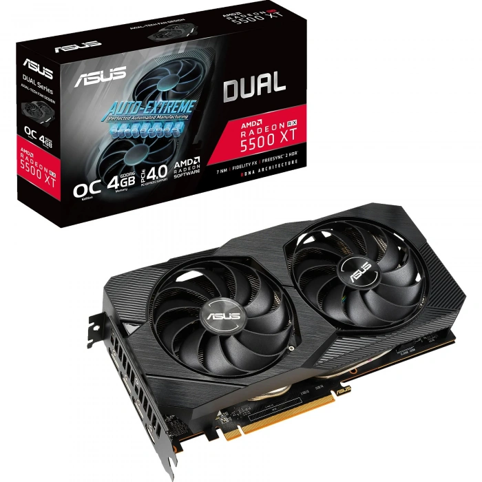 Asus DUAL-RX5500XT-O4G-EVO 4GB 128Bit DDR6