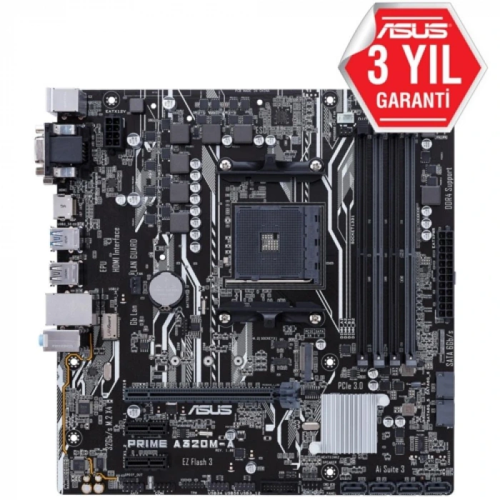 Asus Prime A320M-K DDR4 S+V+GL AM4 M2 (mATX)