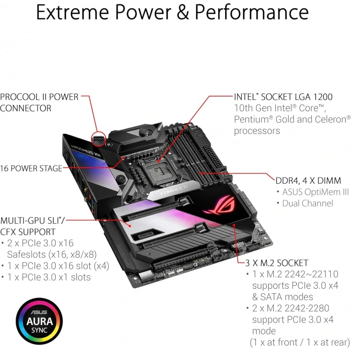 Asus ROG MAXIMUS XII FORMULA Z490 S+V+GL LGA1200