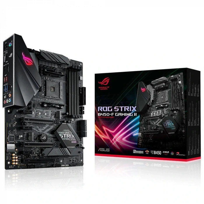 ASUS ROG STRIX B450-F GAMING II AMD B450 Soket AM4 DDR4 4400MHz(O.C.) M.2Anakart