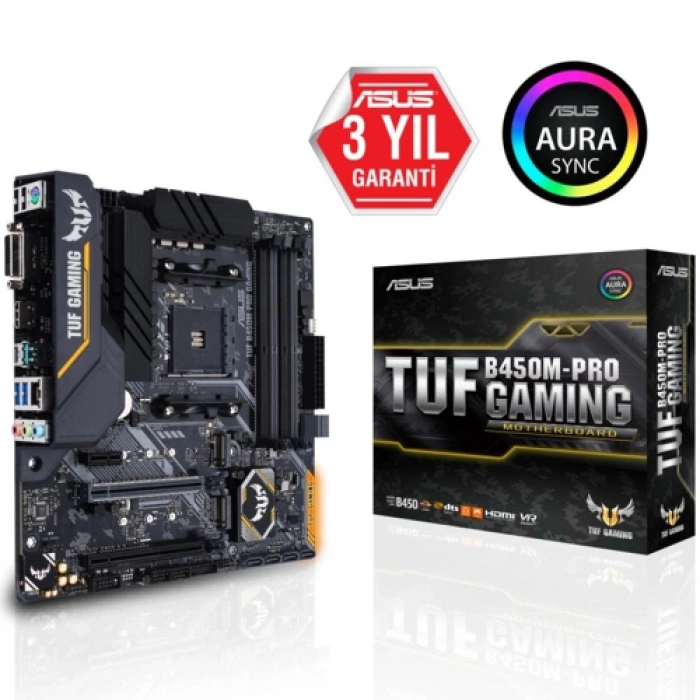 Asus TUF B450M-PLUS GAMING DDR4 S+V+GL AM4 (mATX)