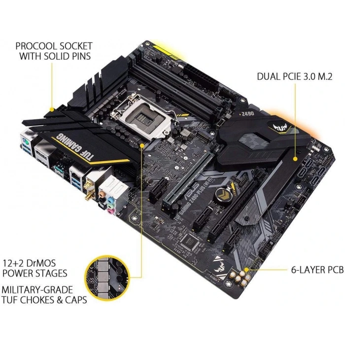 Asus TUF Z490-PLUS GAMING DDR4 S+V+GL LGA1200
