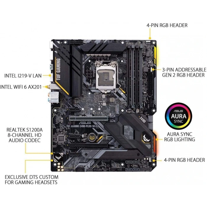 Asus TUF Z490-PLUS GAMING DDR4 S+V+GL LGA1200