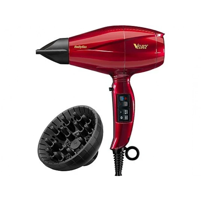 BABYLISS 6750DE Veloce 2200W Saç Kurutma Makinesi Kırmızı