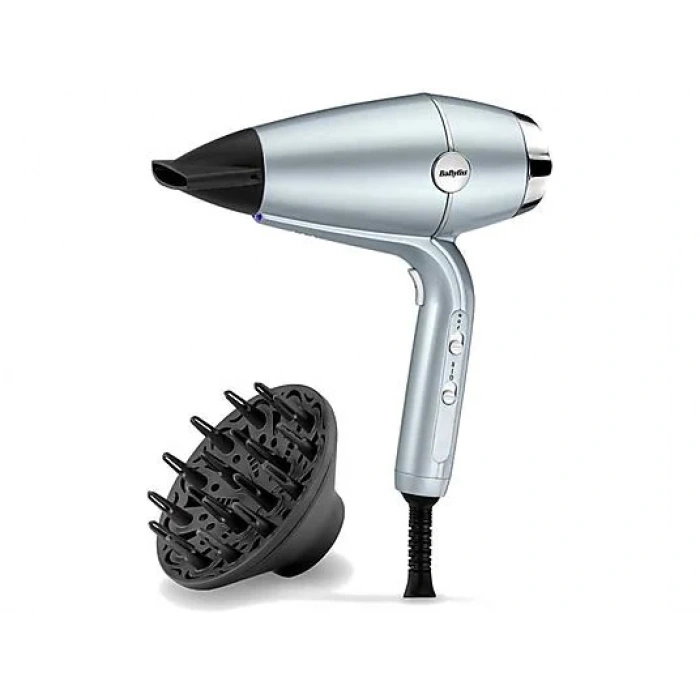 BABYLISS D773DE Hydro Fusion 2100W Saç Kurutma Makinesi Gümüş