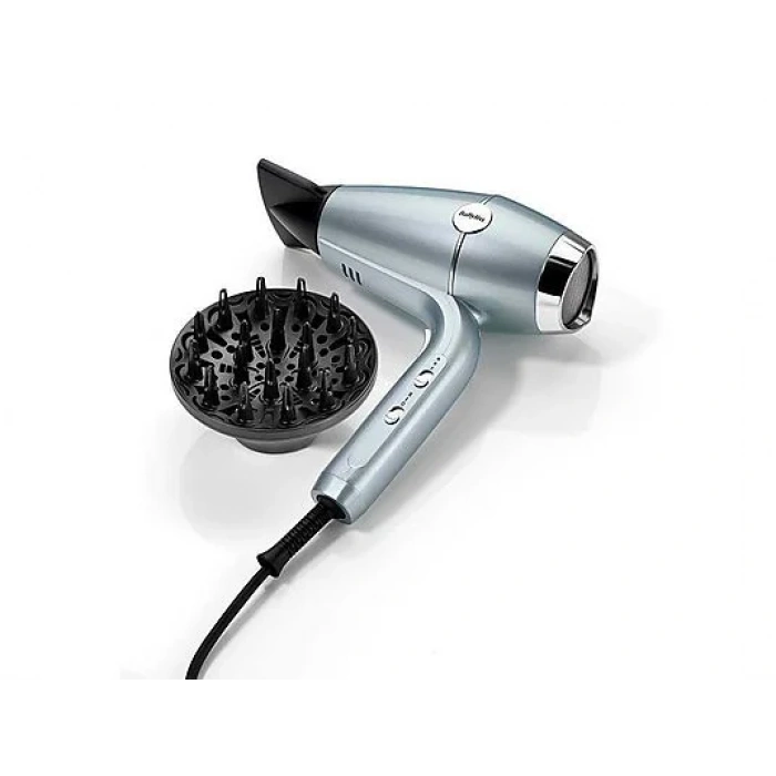 BABYLISS D773DE Hydro Fusion 2100W Saç Kurutma Makinesi Gümüş