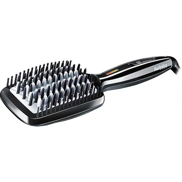 BABYLISS HSB101E Smoothing Brush Isıtmalı Saç Düzleştirici Saç Fırçası Siyah