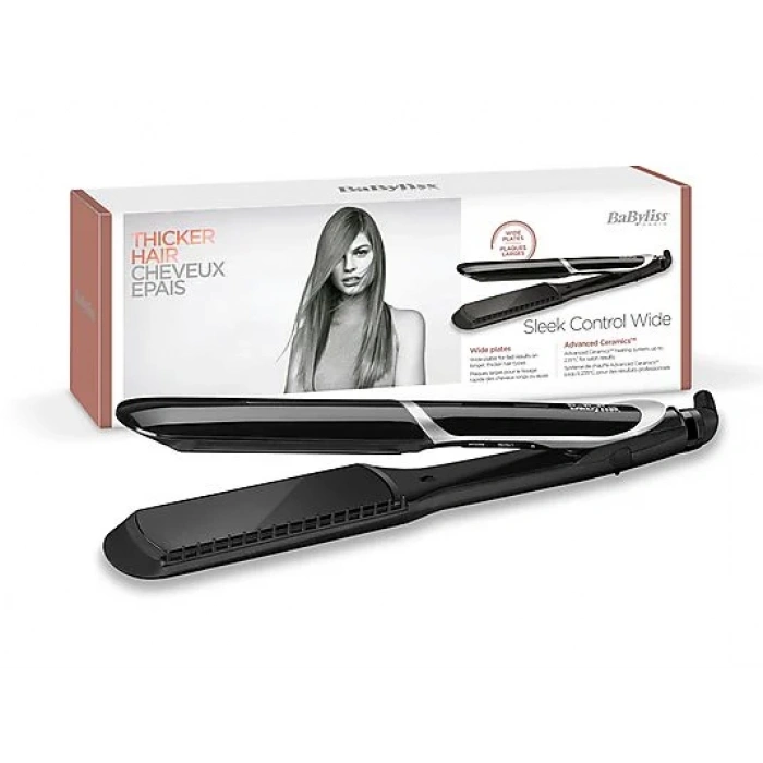 BABYLISS ST397E Sleek Control 235 Saç Düzleştirici Siyah