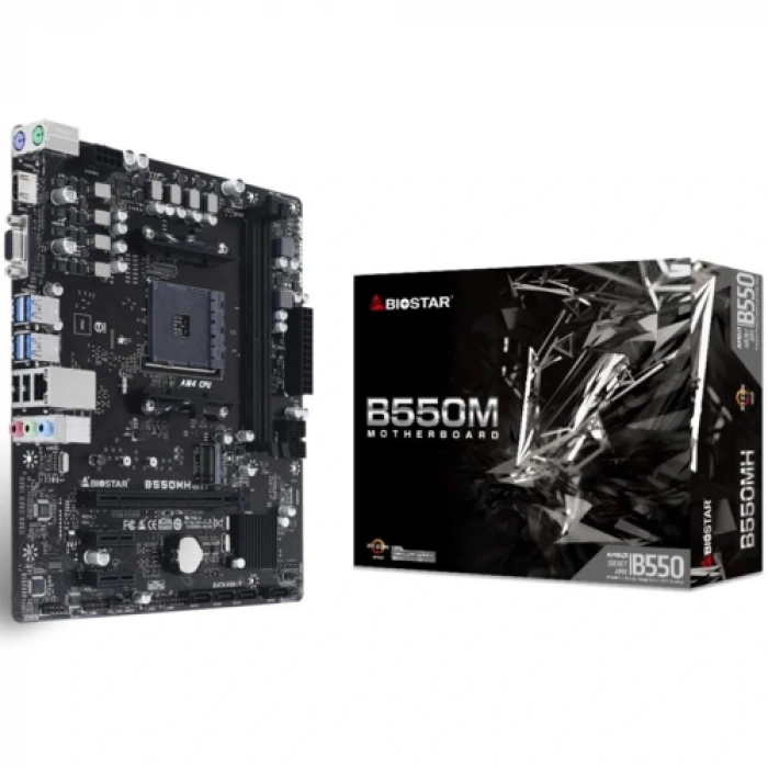 Biostar B550GTQ 4000Mhz OC S+V+GL DDR4 AM4 (ATX)