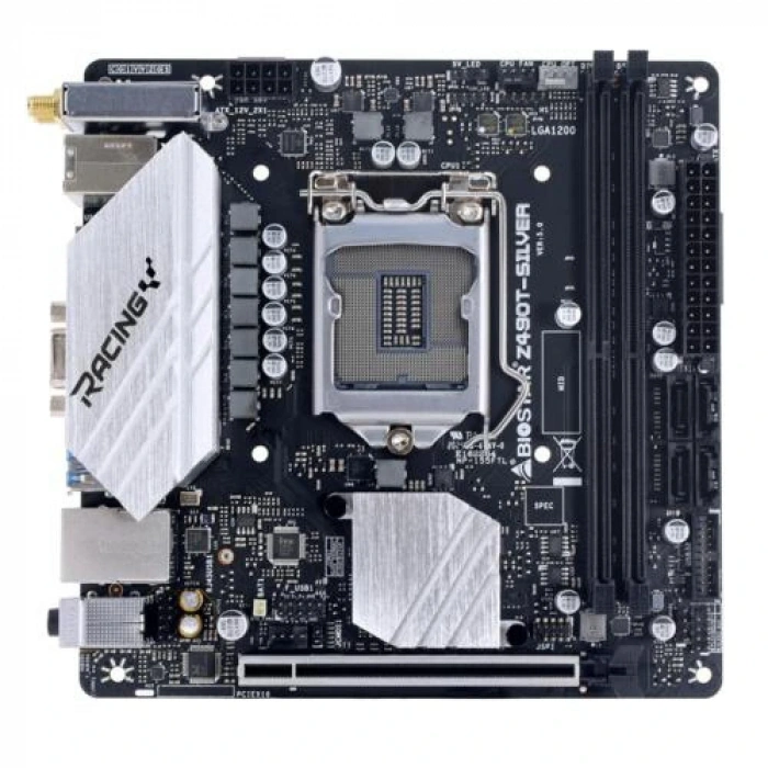 Biostar Racing Z490A-Silver DDR4 4400+S+GL LGA1200