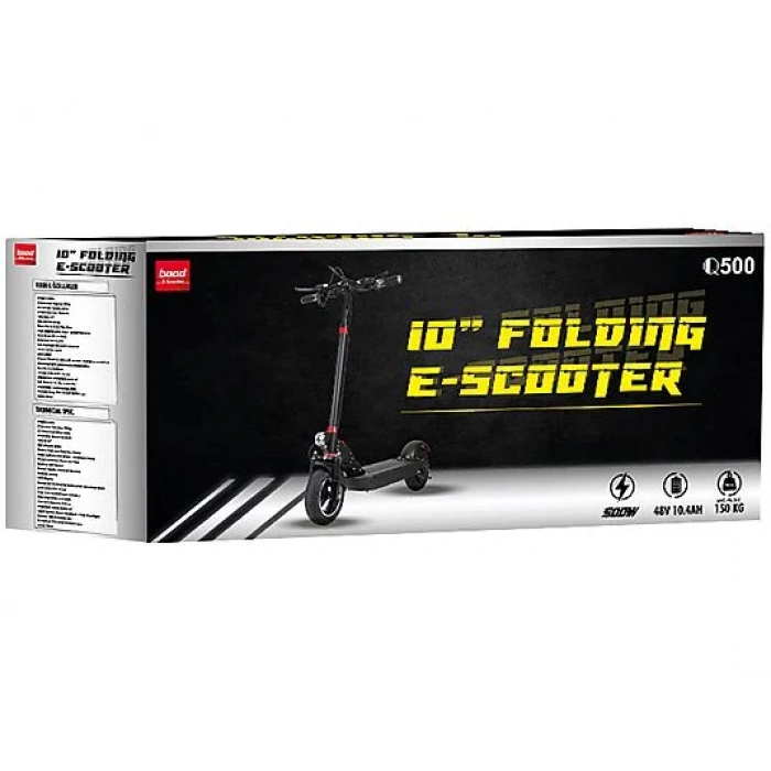 BOOD Kickscooter Q500 Elektrikli Scooter Siyah