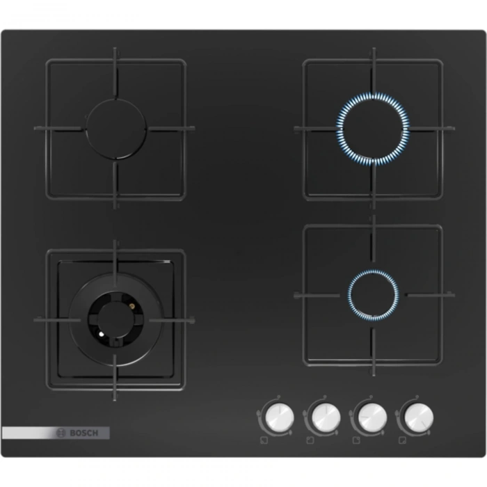 BOSCH PNH6C6O12O Gazlı Ankastre Ocak Siyah