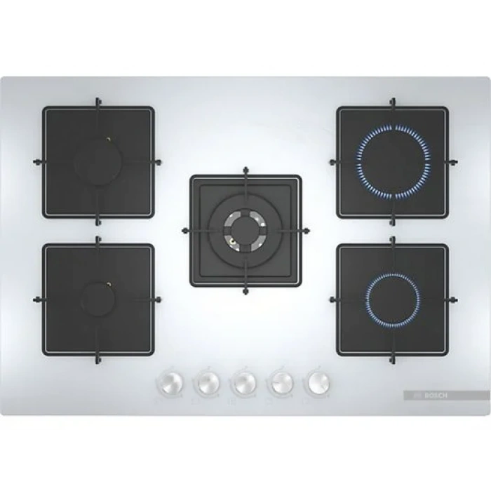 BOSCH PNQ7B2O12O Gazlı Ankastre Ocak Beyaz