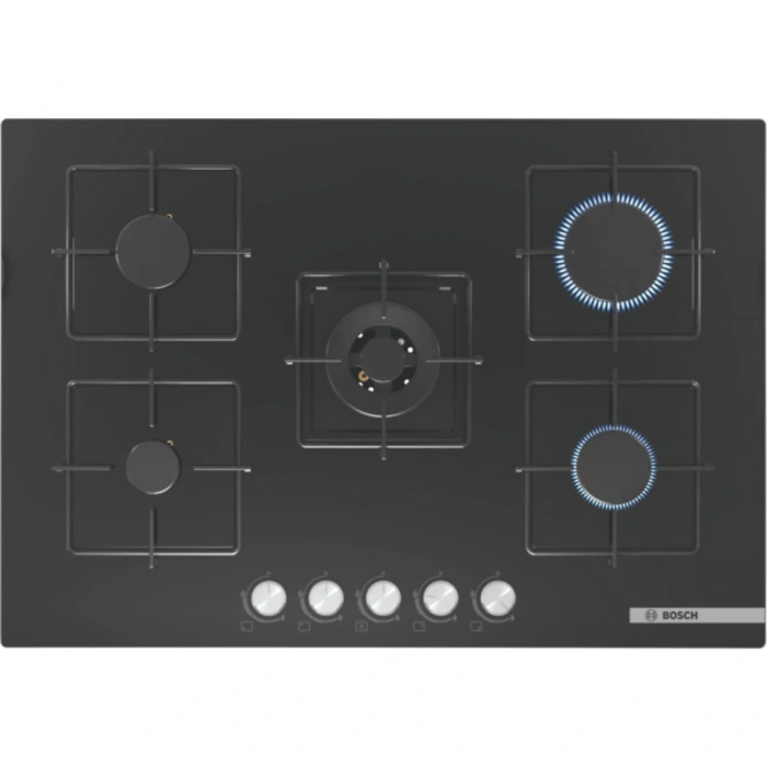 BOSCH PNQ7B6O12O Gazlı Ankastre Ocak Siyah