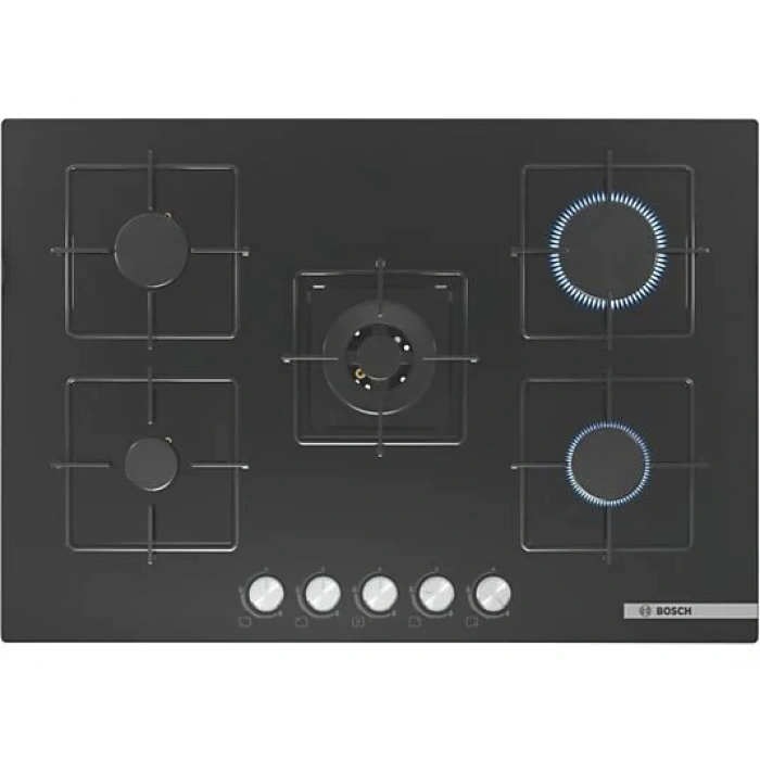 BOSCH PNQ7B6O12O Gazlı Ankastre Ocak Siyah