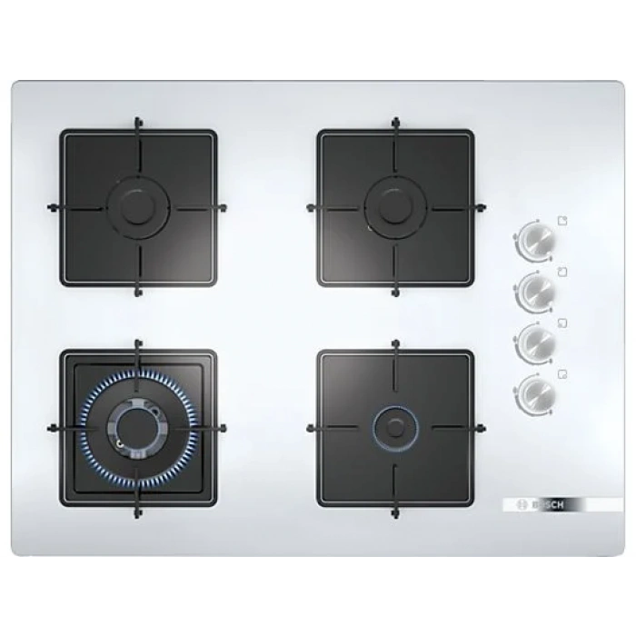 BOSCH POH7C2O12O Gazlı Ankastre Ocak Beyaz