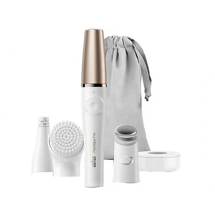 BRAUN FaceSpa Pro 911 -3 Ekstra Ürün- Yüz Epilasyon Cihazı Beyaz/Bronz