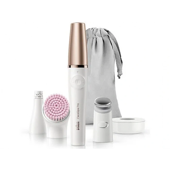 BRAUN FaceSpa Pro 911 -3 Ekstra Ürün- Yüz Epilasyon Cihazı Beyaz/Bronz