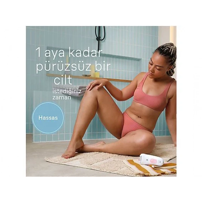 BRAUN SE 5050 Silk-Épil 5 Islak ve Kuru Kalıcı Pürüzsüz Cilt Epilasyon Cihazı Flamingo Pembe