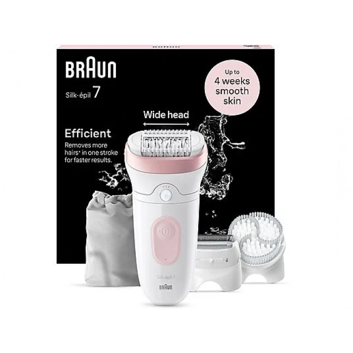 BRAUN SE 7060 Silk-Épil 7 Islak ve Kuru Kalıcı Pürüzsüz Cilt Epilasyon Cihazı