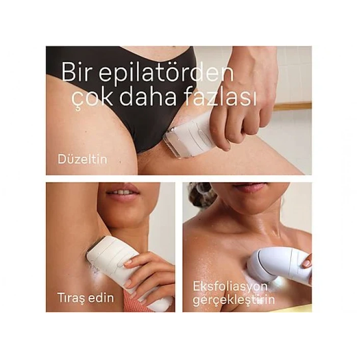 BRAUN SE 7060 Silk-Épil 7 Islak ve Kuru Kalıcı Pürüzsüz Cilt Epilasyon Cihazı