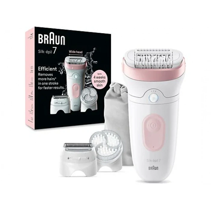 BRAUN SE 7060 Silk-Épil 7 Islak ve Kuru Kalıcı Pürüzsüz Cilt Epilasyon Cihazı